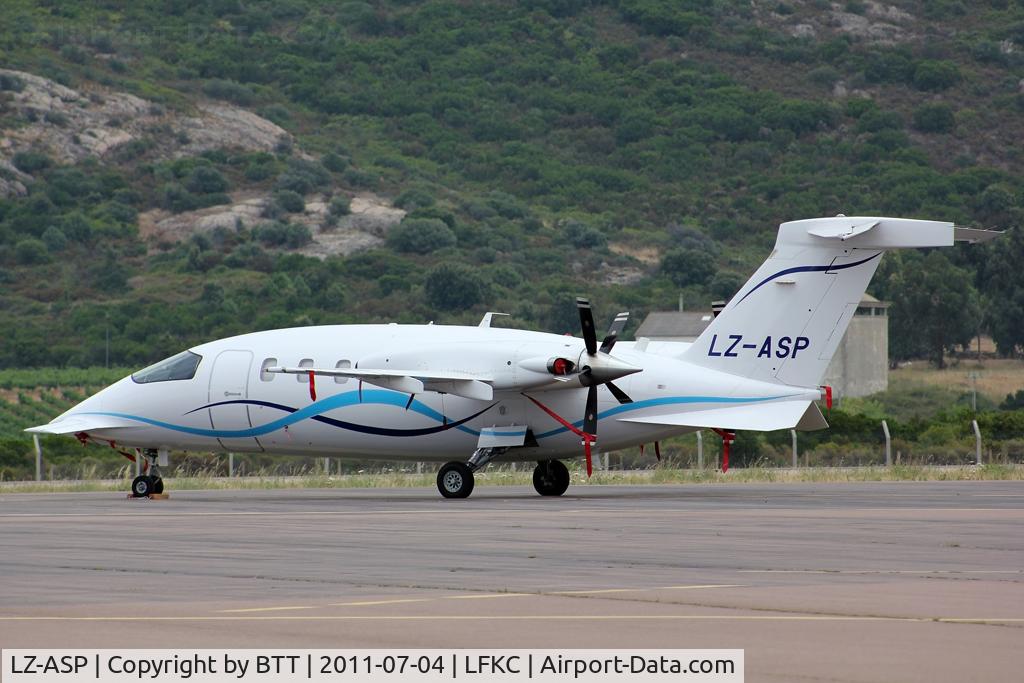 LZ-ASP, 1998 Piaggio P-180 Avanti II C/N 1032, Parked