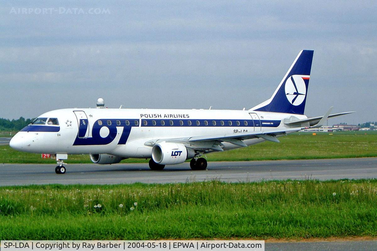 SP-LDA, 2004 Embraer 170ST (ERJ-170-100ST) C/N 17000023, Embraer Emb-170-100ST [17000023] (LOT Polish Airlines) Warsaw-Okecie~SP 18/05/2004