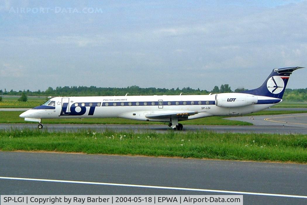 SP-LGI, 2000 Embraer ERJ-145MP (EMB-145MP) C/N 145336, Embraer ERJ-145MP [145336] (LOT Polish Airlines) Warsaw-Okecie~SP 18/05/2004