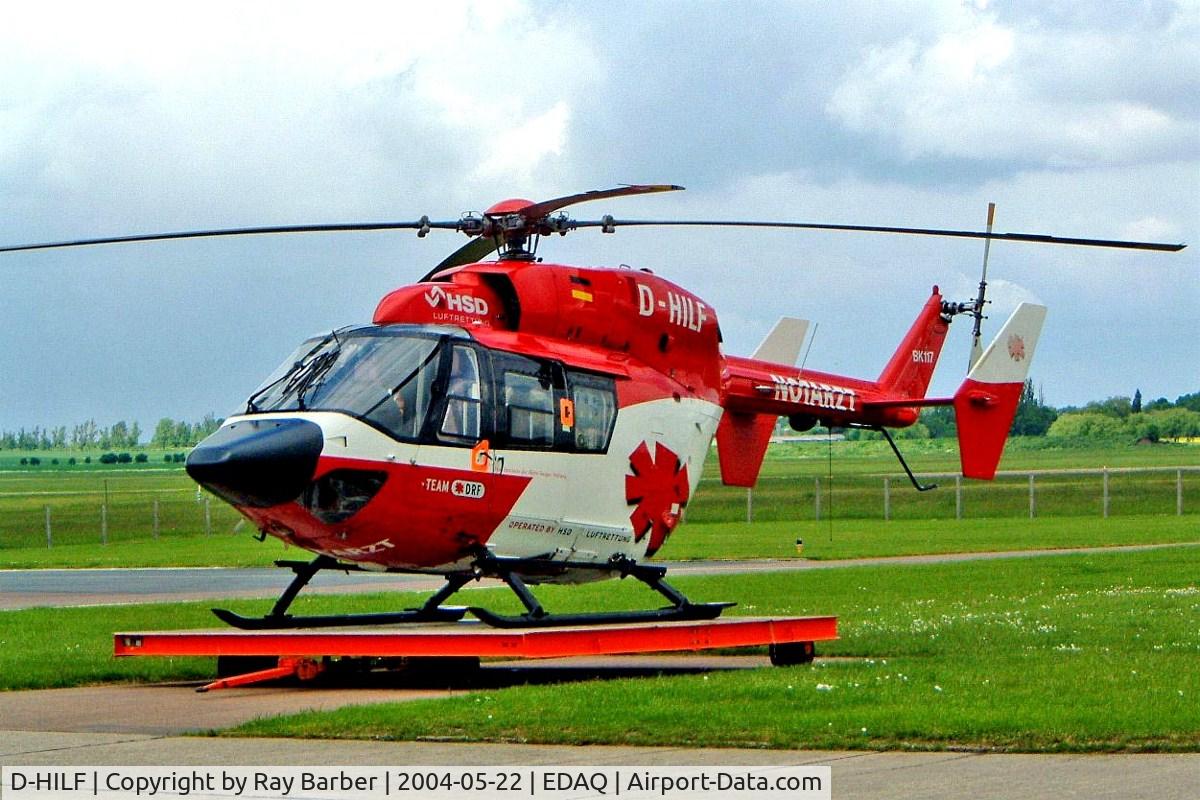 D-HILF, Eurocopter-Kawasaki BK-117B-2 C/N 7096, MBB/Kawasaki BK-117B-2 [7096] (ADAC Luftrettung) Halle-Oppin~D  22/05/2004