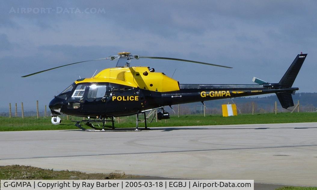 G-GMPA, 1989 Aerospatiale AS-355F-2 Ecureuil 2 C/N 5409, Aerospatiale AS.355F2 Ecureuil II [5409] Staverton~G 18/03/2005.