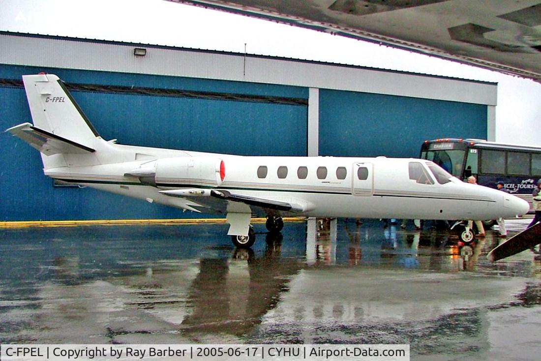 C-FPEL, 1979 Cessna 550 Citation II C/N 550-0042, Cessna Citation II [550-0042] St. Hubert~C 17/06/2005