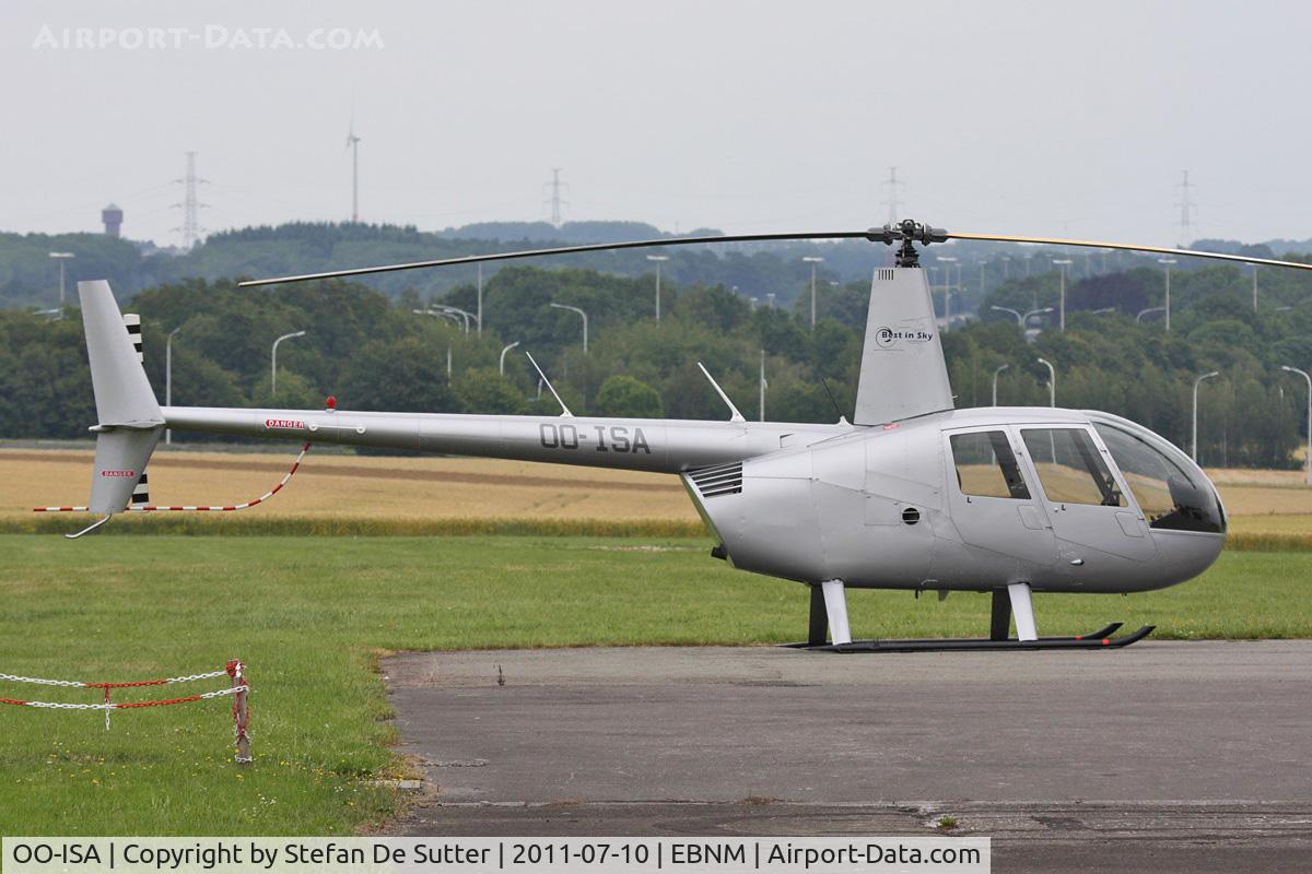 OO-ISA, 2006 Robinson R44 Raven II C/N 11394, at Namur/Suarlee.