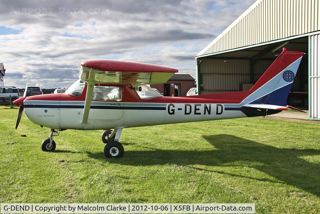 G-DEND, 1975 Reims Cessna F150M C/N 1201, Reims F150M. Fishburn Airfield, October 2012.