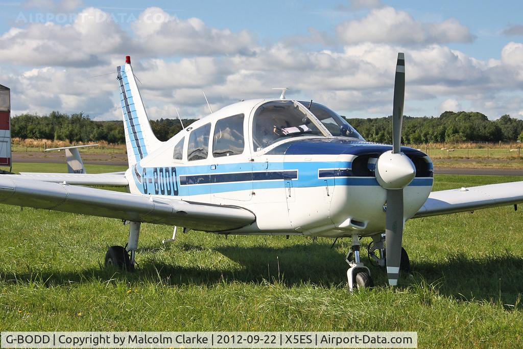 G-BODD, 1988 Piper PA-28-161 Cherokee Warrior II C/N 2816040, Piper PA-28-161. Great North Fly-In, Eshott Airfield, September 2012.