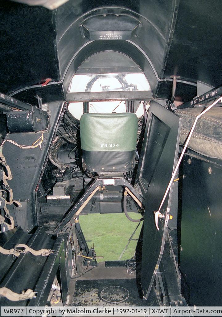 WR977, Avro 716 Shackleton MR.3 C/N Not found WR977, Avro 716 Shackleton MR.3-3. Newark Air Museum, January, 1992.