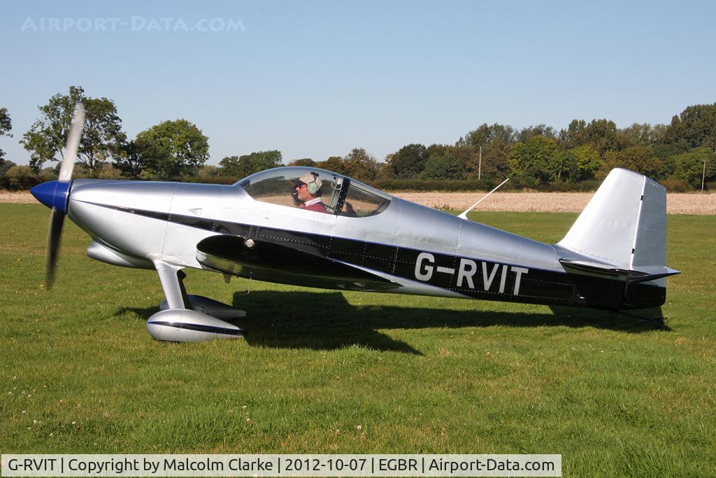 G-RVIT, 1997 Vans RV-6 C/N PFA 181-12422, Vans RV-6. Hibernation Fly-In, The Real Aeroplane Club, Breighton Airfield, October 2012.