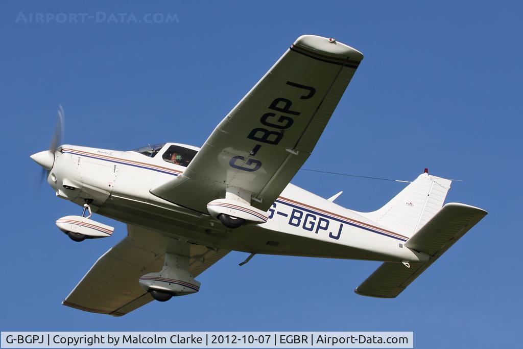 G-BGPJ, 1979 Piper PA-28-161 Cherokee Warrior II C/N 28-7916288, Piper PA-28-161. Hibernation Fly-In, The Real Aeroplane Club, Breighton Airfield, October 2012.