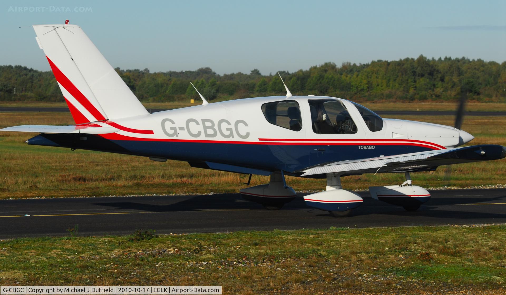 G-CBGC, 1993 Socata TB-10 Tobago C/N 1584, Blackbushe resident Tobago photographed on 17th October 2010