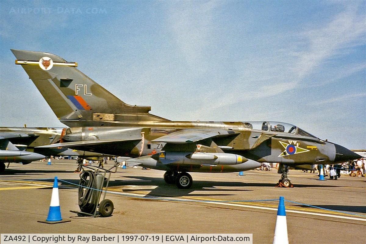ZA492, 1983 Panavia Tornado GR.1B C/N 310/BS108/3144, BAe/Panavia Tornado GR.1B [BS108] (RAF) RAF Fairford~G 19/07/1997. Coded *FL* since converted to a GR.4.