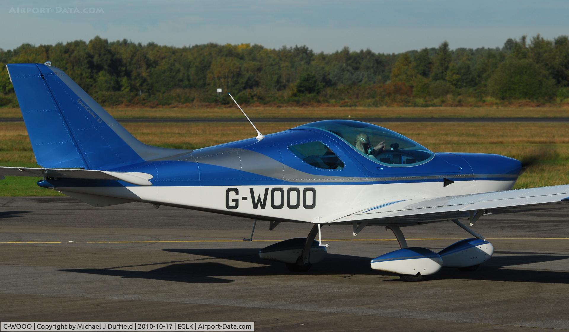 G-WOOO, 2010 CZAW SportCruiser C/N LAA 338-14840, New CZAW SportCruiser noted at Blackbushe on 17th October 2010 taxiing to a remote parking spot near the Sunday Market