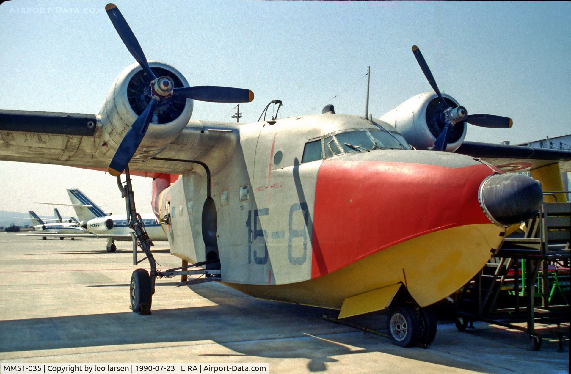 MM51-035, 1952 Grumman HU-16A Albatross C/N G-110, CIA Rome Ciampino Italy 23.7.90