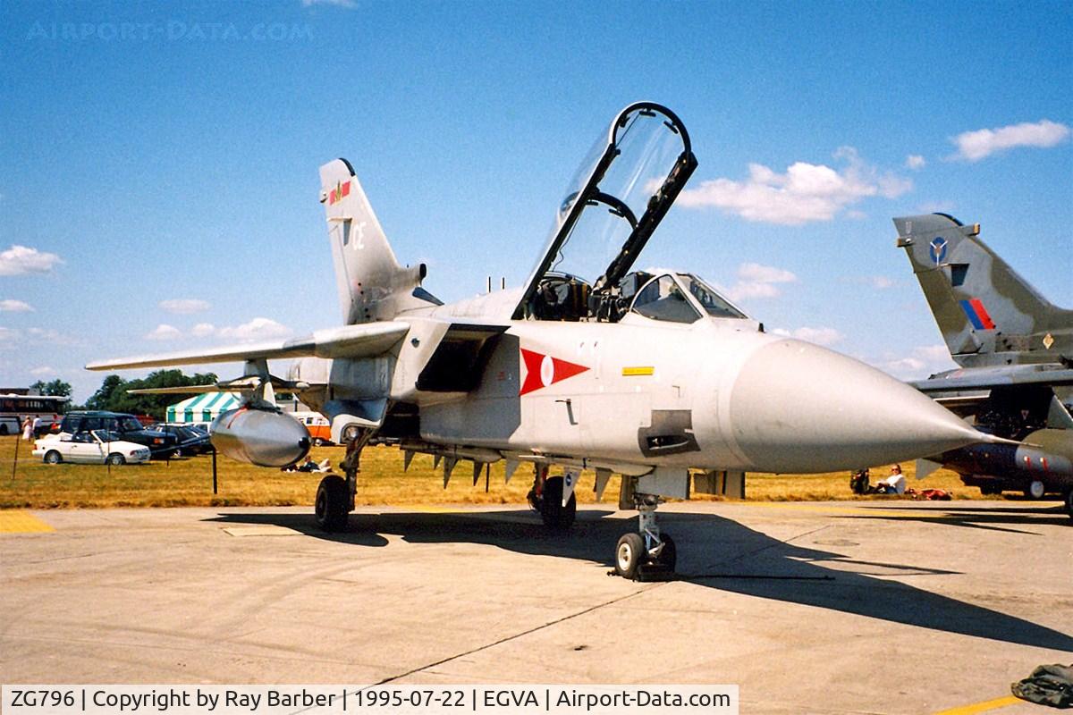 ZG796, 1992 Panavia Tornado F.3 C/N 918/AS144/3459, BAe/Panavia Tornado F.3 [AS144] (RAF) RAF Fairford~G 22/07/1995. Coded *CE* scrapped 2006-03-24