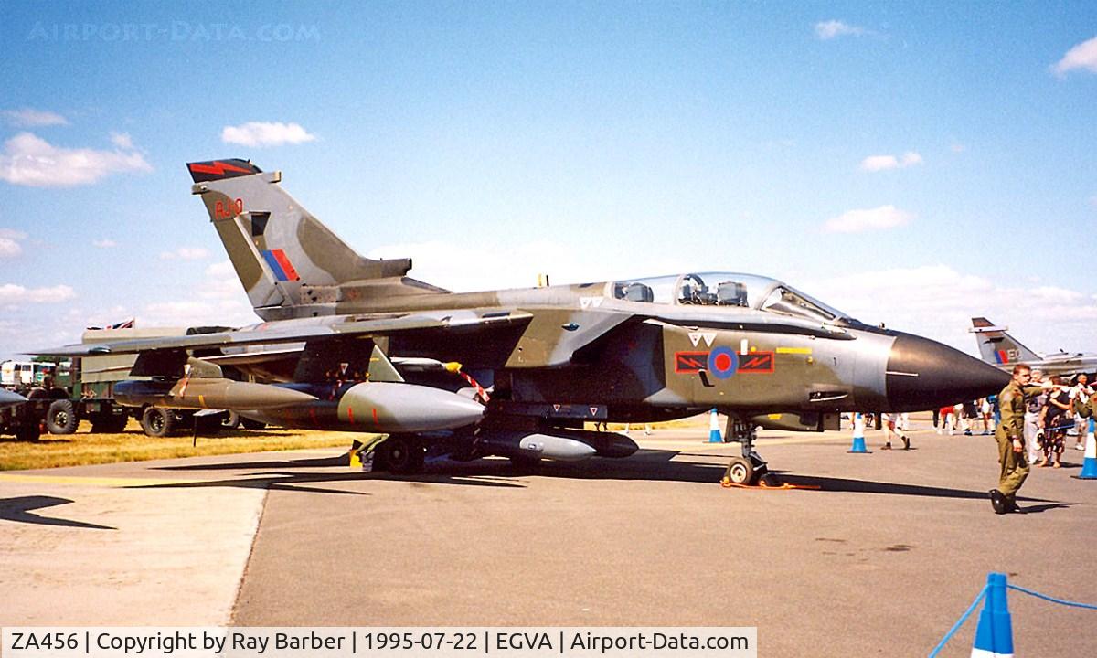 ZA456, 1984 Panavia Tornado GR.1B C/N BS086/257/3122, BAe/Panavia Tornado GR.1B [BS086] (RAF) RAF Fairford~G 22/07/1995. Coded *AJ-Q* Converted to a GR.4.