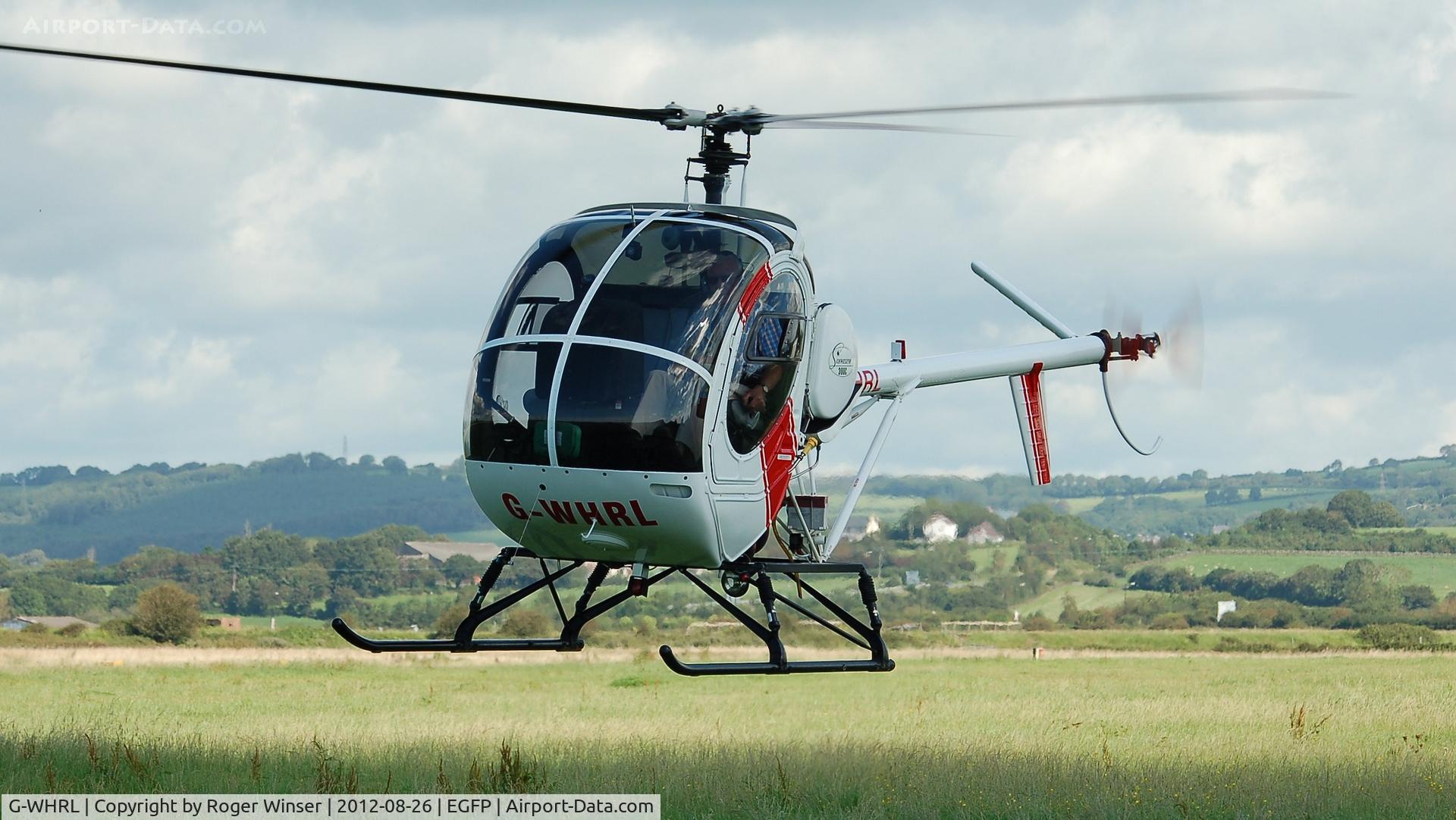 G-WHRL, 1990 Schweizer 269C-300 C/N S-1453, Resident helicopter.