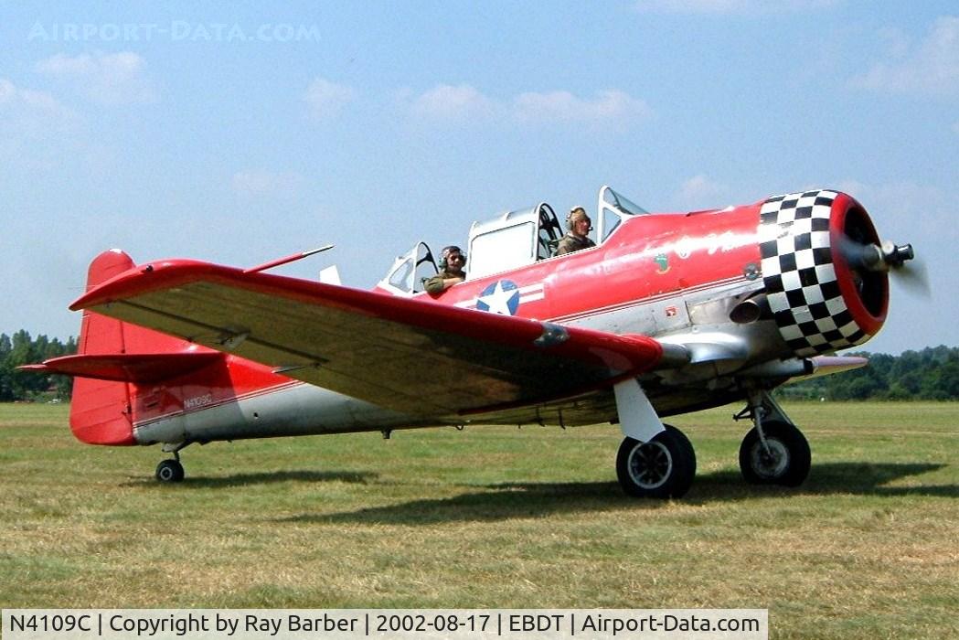 N4109C, 1952 North American T-6G Texan C/N SA-078, North American T-6G Texan [SA-078] Schaffen-Diest~OO 17/08/2002