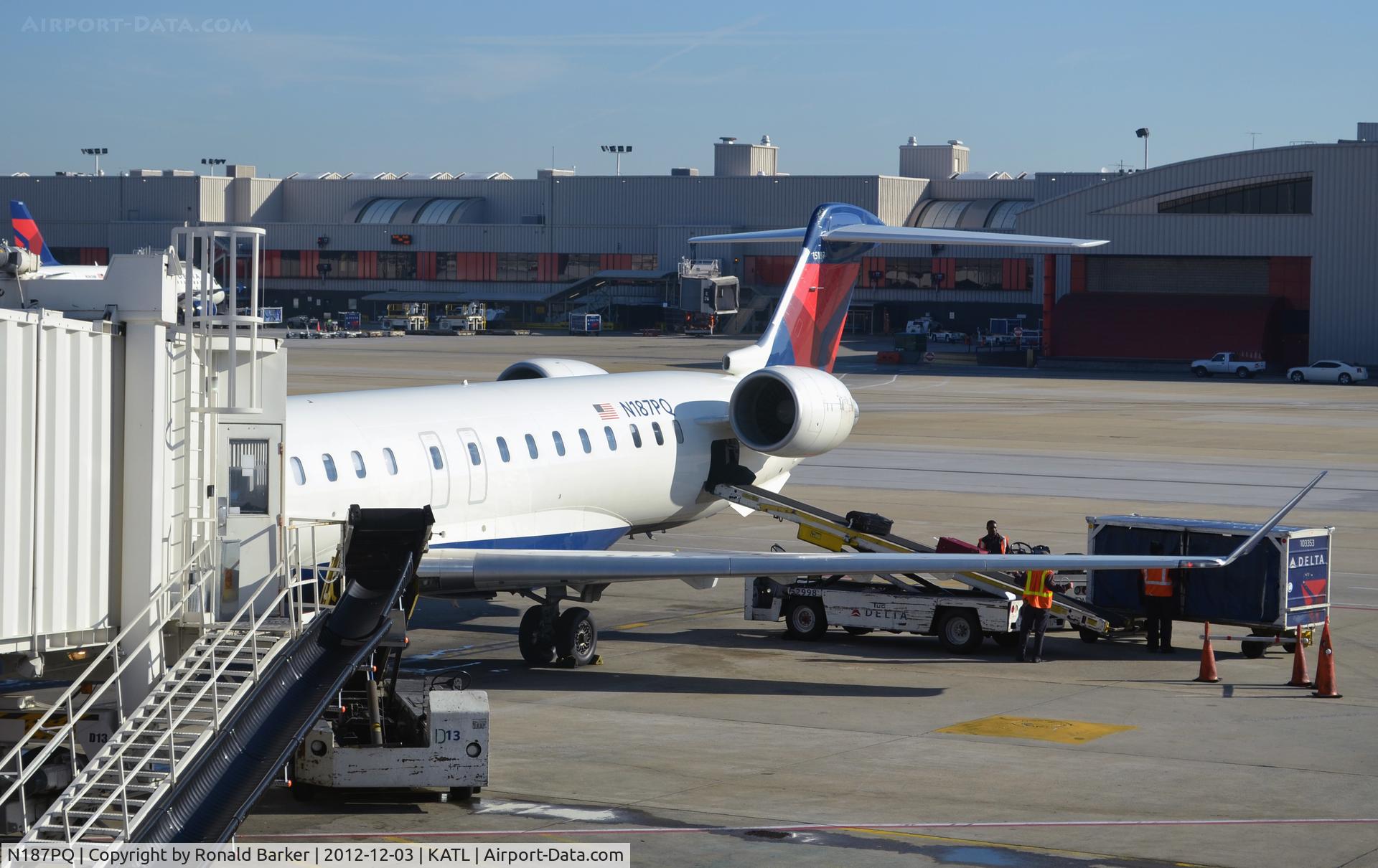N187PQ, 2008 Bombardier CRJ-900ER (CL-600-2D24) C/N 15187, ATL GA