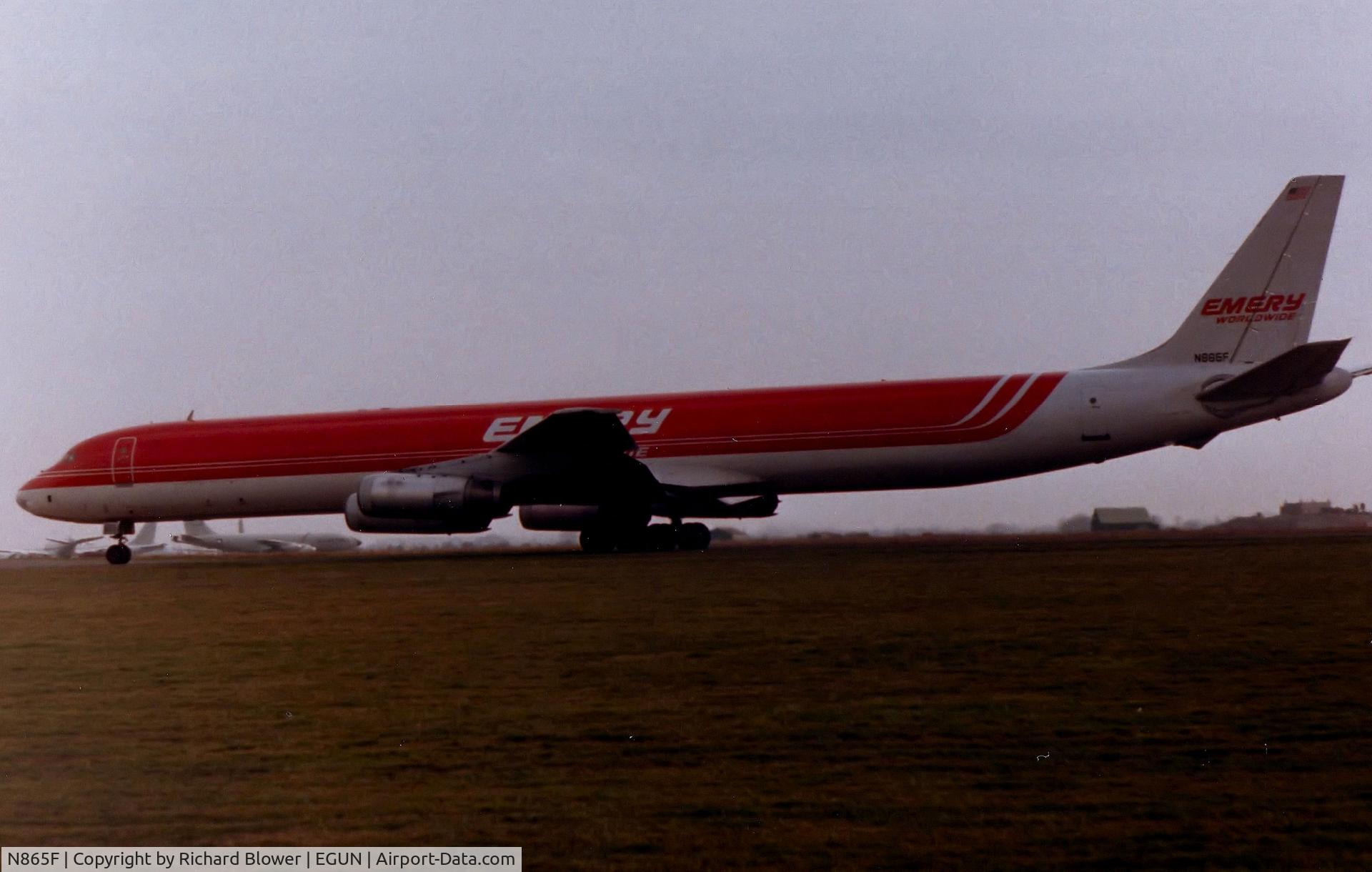 N865F, 1969 Douglas DC-8-63F C/N 46088, Colours of Emery