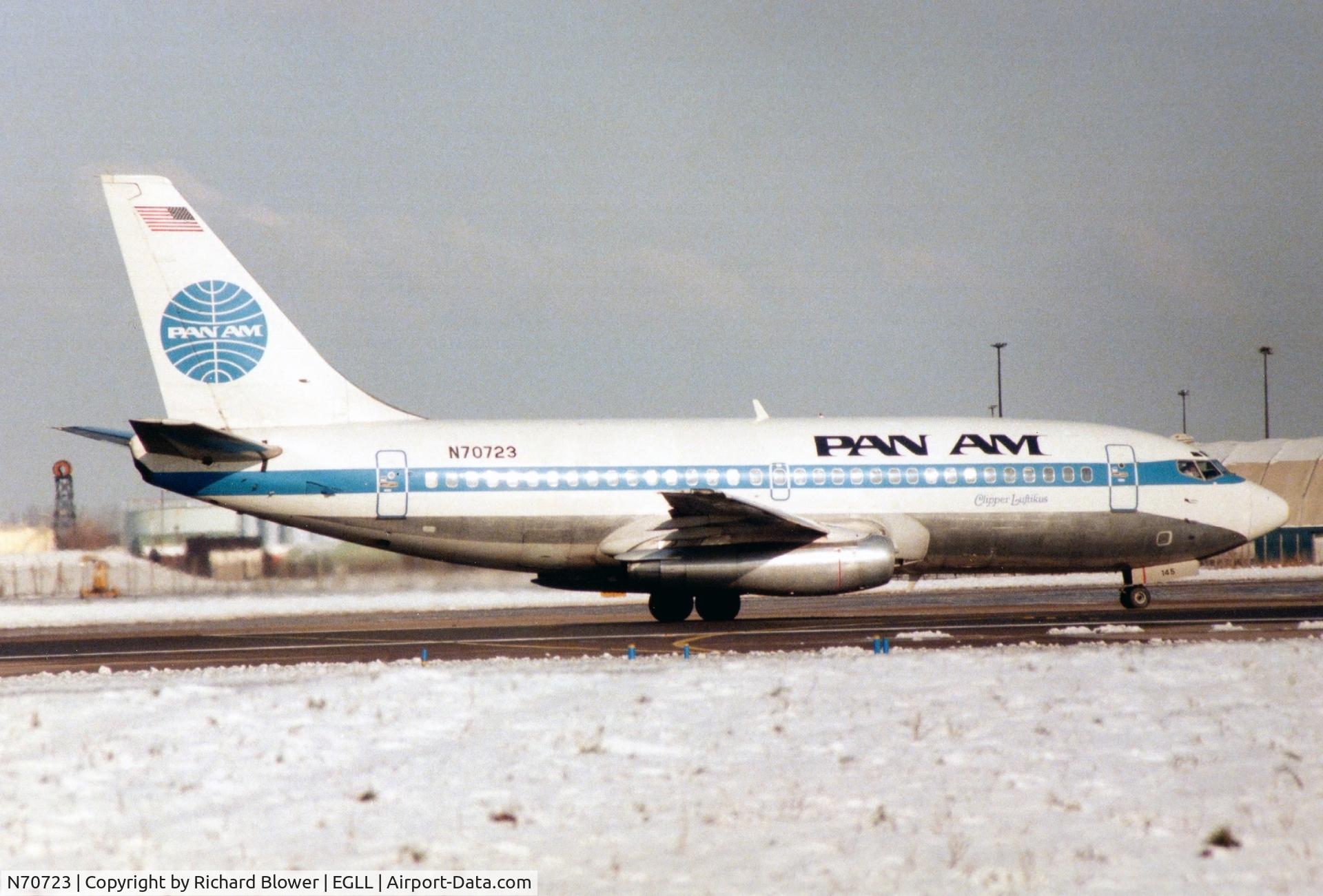 N70723, 1979 Boeing 737-297 C/N 21739, In the days of Pan AM