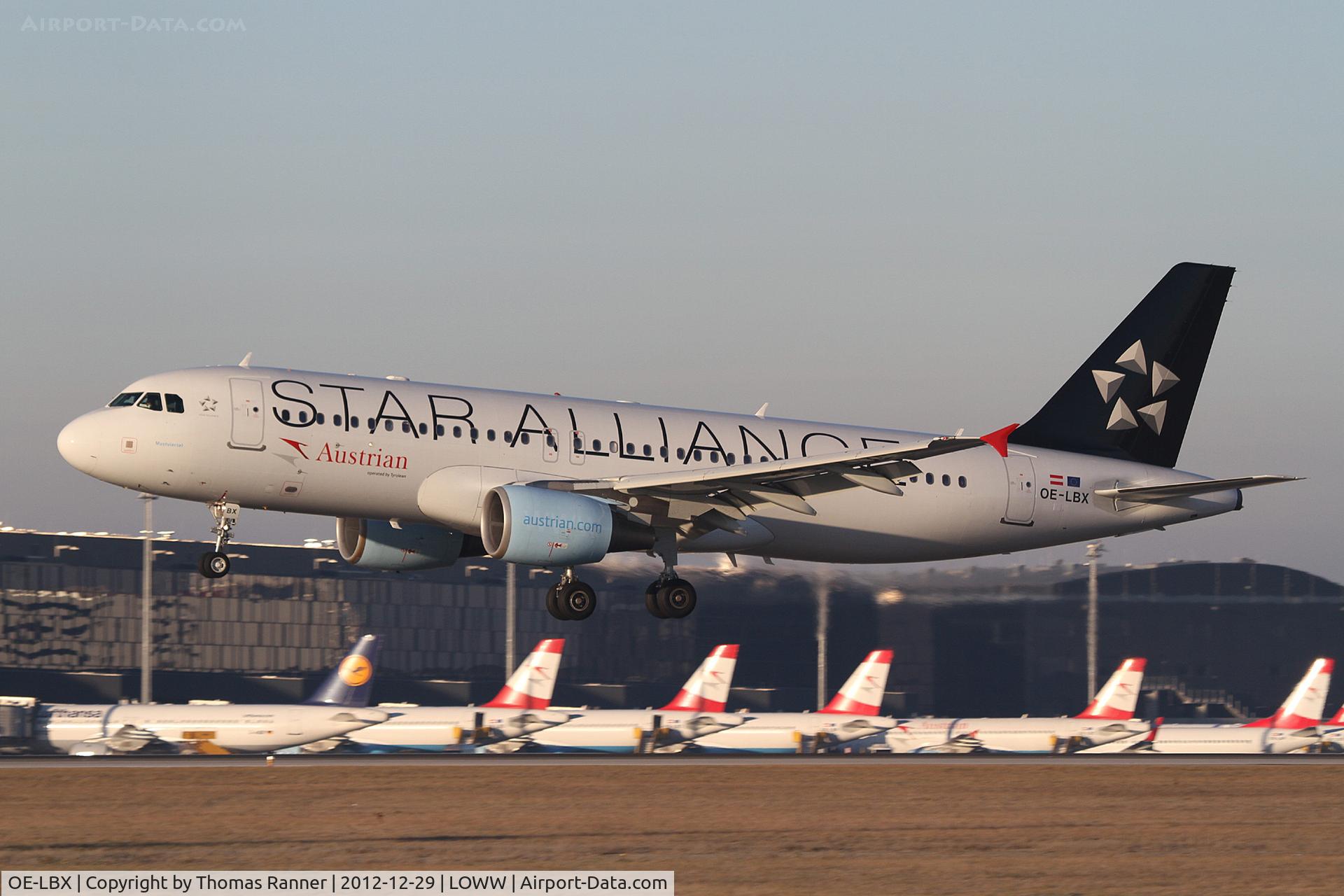 OE-LBX, 2002 Airbus A320-214 C/N 1735, Austrian Airlines Airbus A320