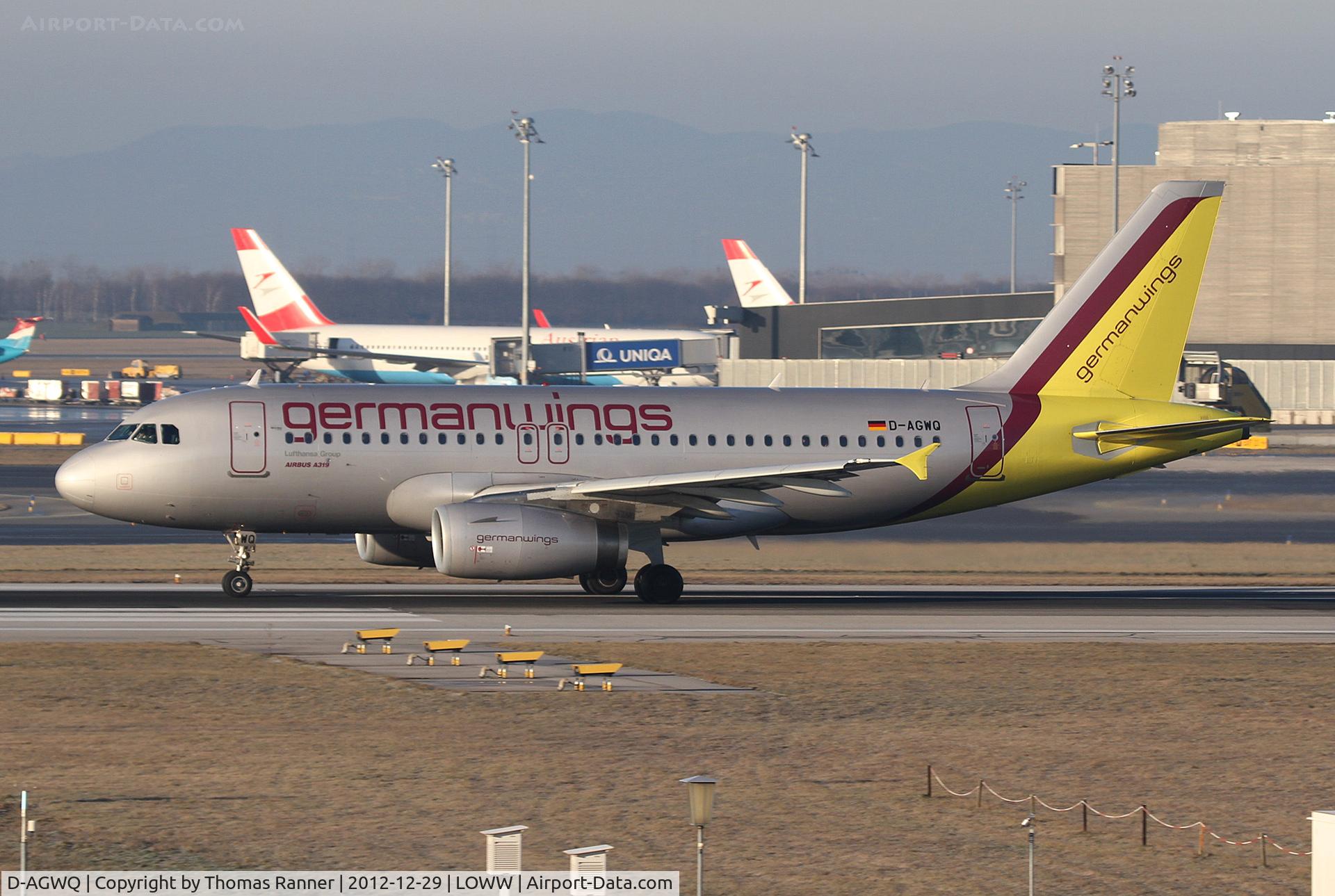 D-AGWQ, 2010 Airbus A319-132 C/N 4256, Germanwings Airbus A319