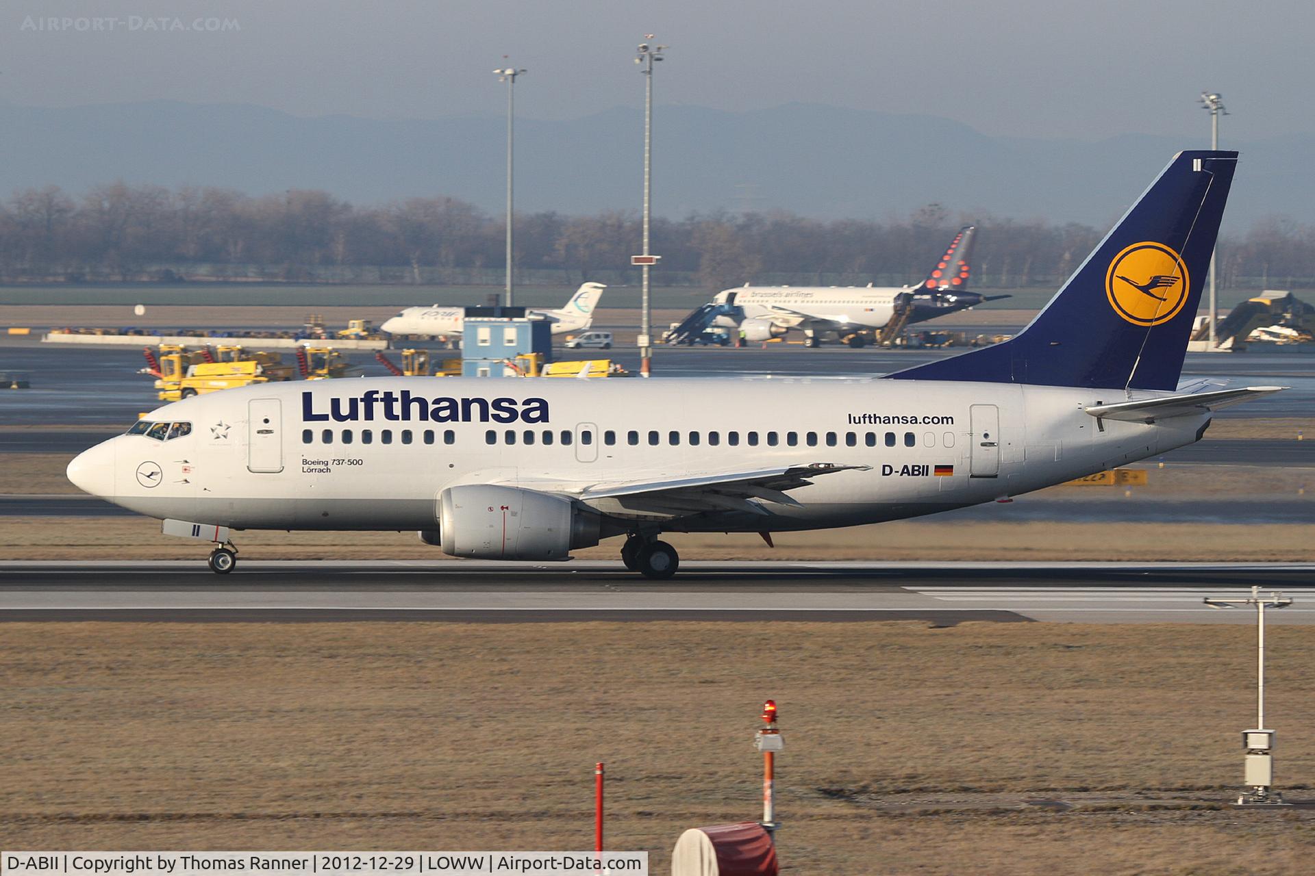 D-ABII, 1991 Boeing 737-530 C/N 24822, Lufthansa Boeing 737