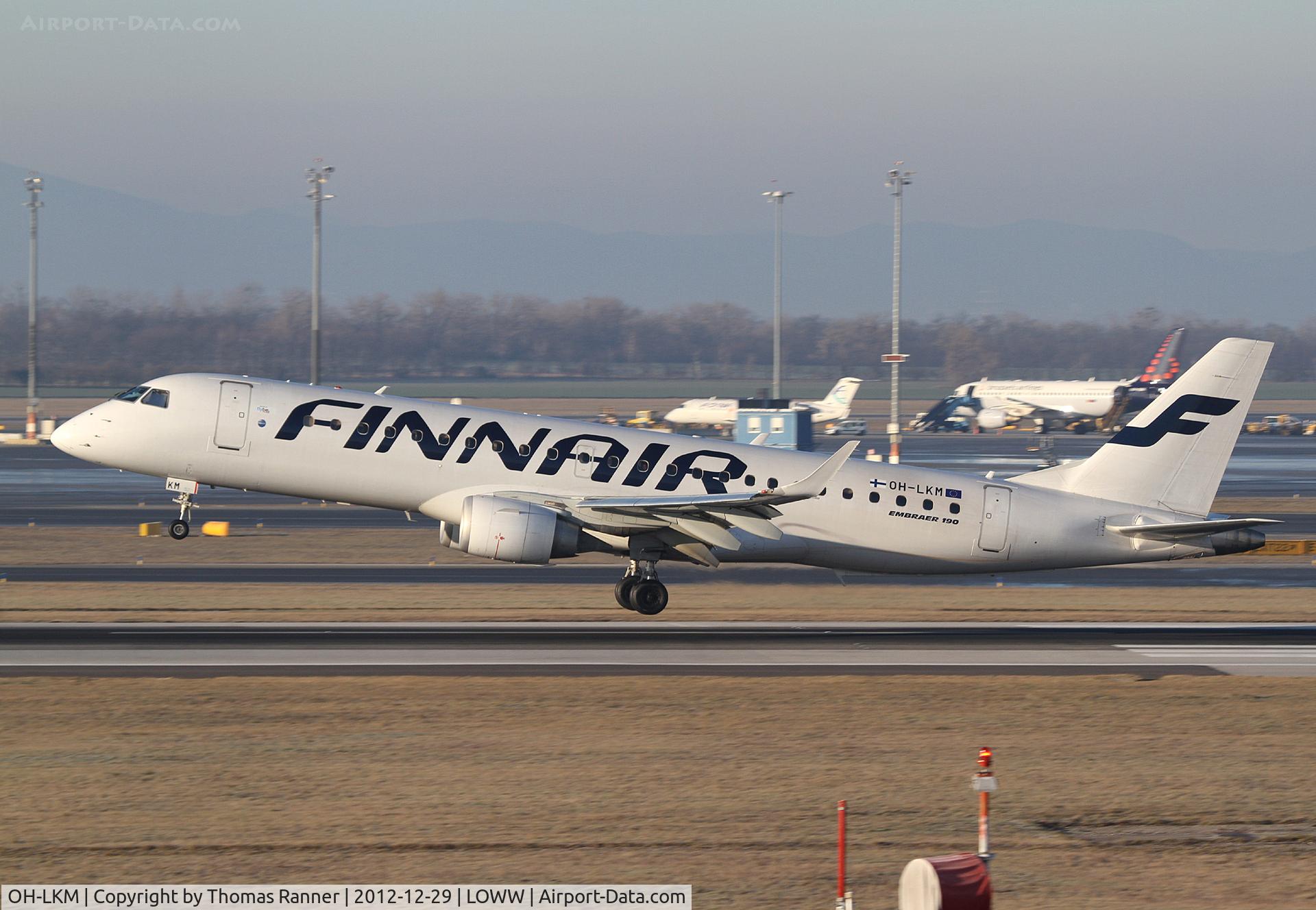 OH-LKM, 2008 Embraer 190LR (ERJ-190-100LR) C/N 19000160, Finnair Embraer 190