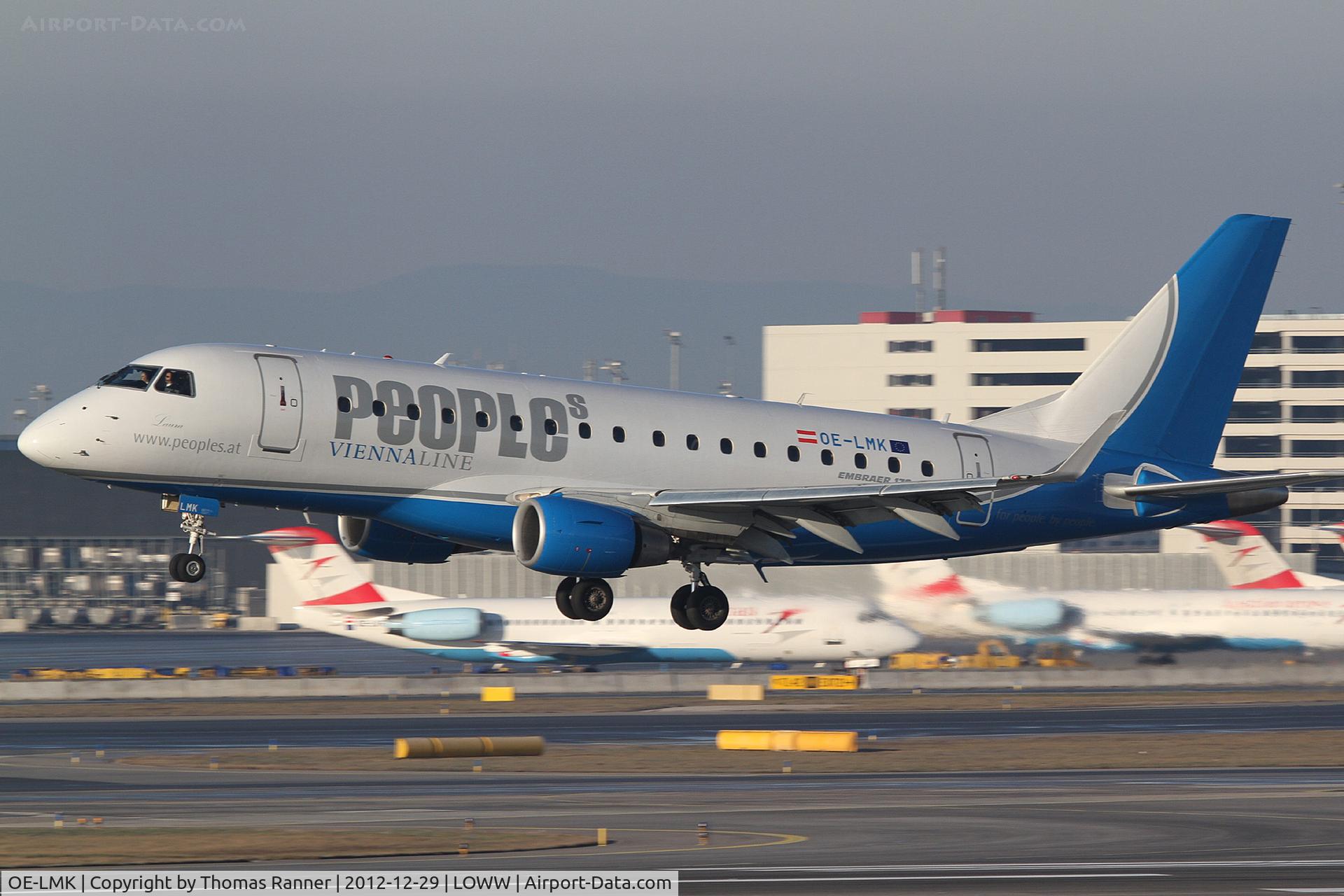 OE-LMK, 2006 Embraer 170LR (ERJ-170-100LR) C/N 17000150, Peoples Viennaline Embraer 170