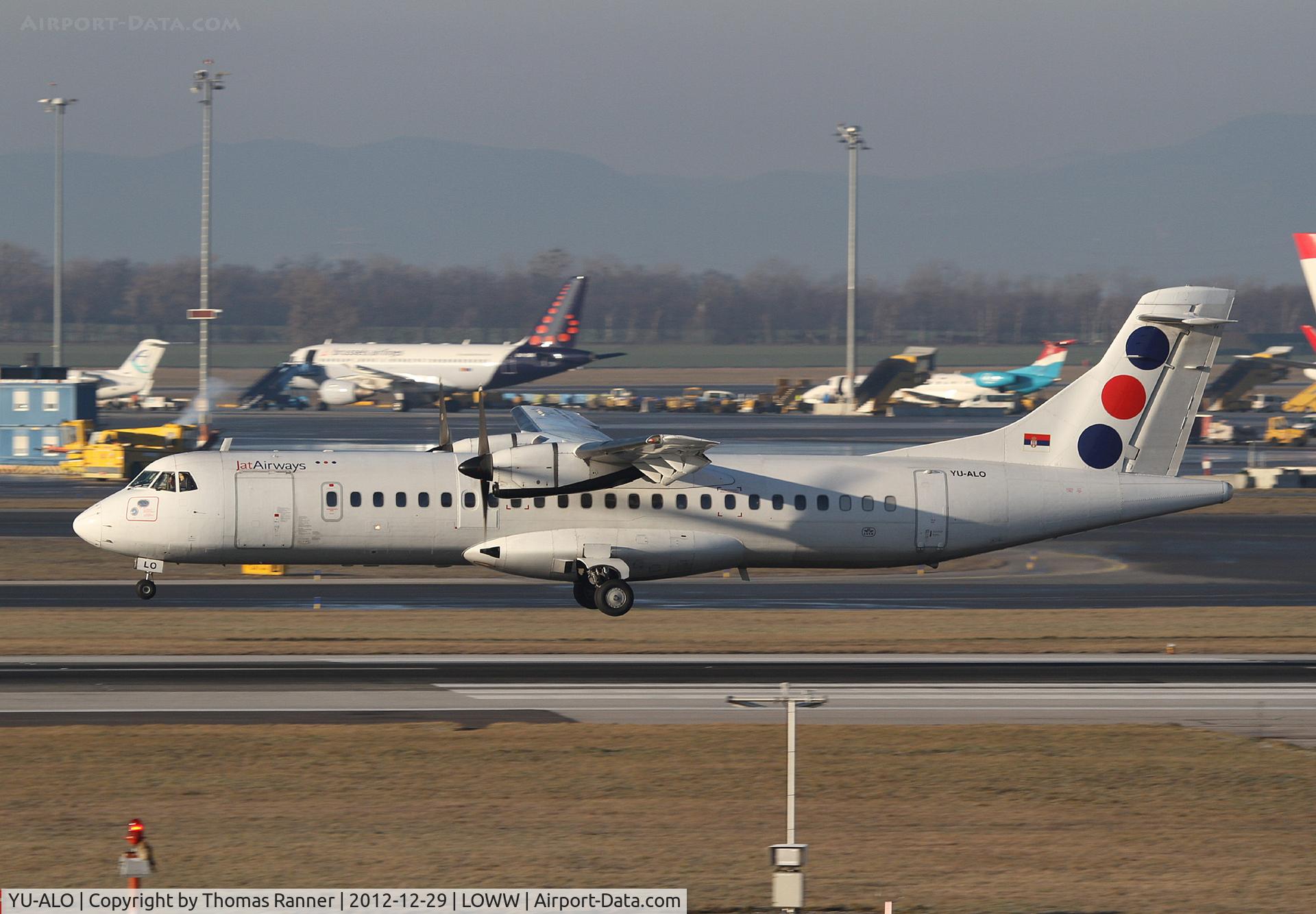 YU-ALO, 1990 ATR 72-202 C/N 186, JAT Airways ATR-72