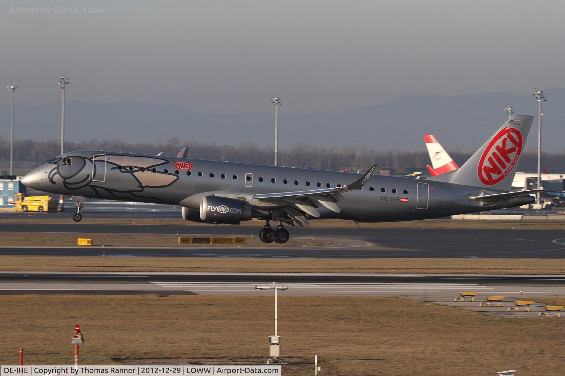 OE-IHE, 2010 Embraer 190LR (ERJ-190-100LR) C/N 19000387, Niki Embraer 190