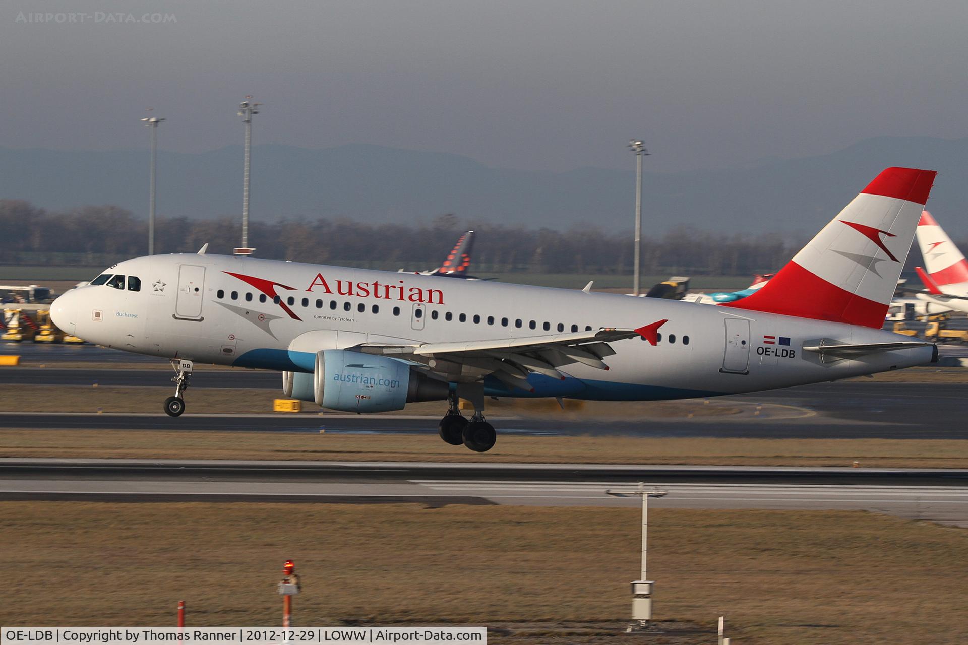 OE-LDB, 2004 Airbus A319-112 C/N 2174, Austrian Airlines Airbus A319