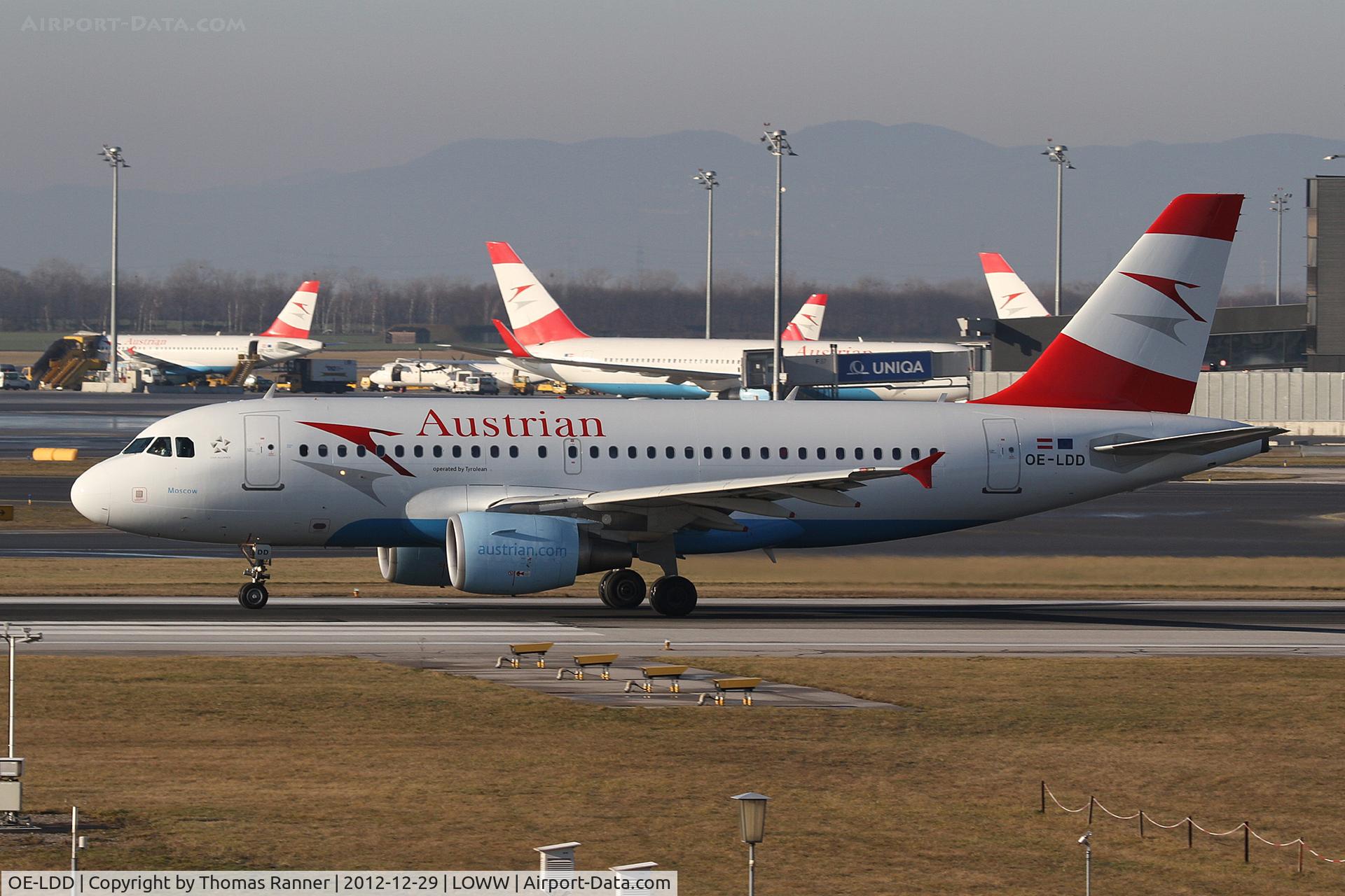 OE-LDD, 2005 Airbus A319-112 C/N 2416, Austrian Airlines Airbus A319