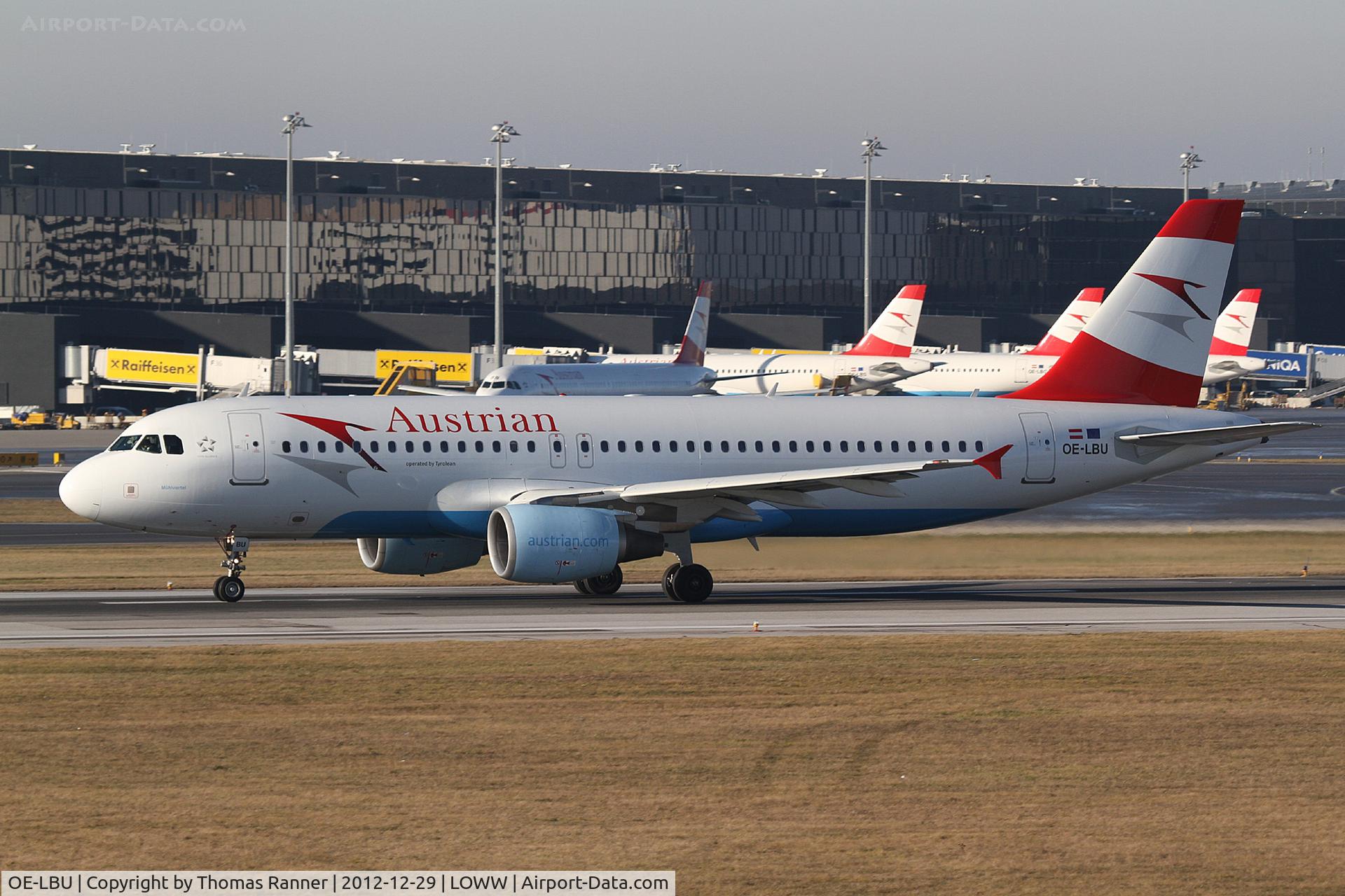 OE-LBU, 2001 Airbus A320-214 C/N 1478, Austrian Airlines Airbus A320