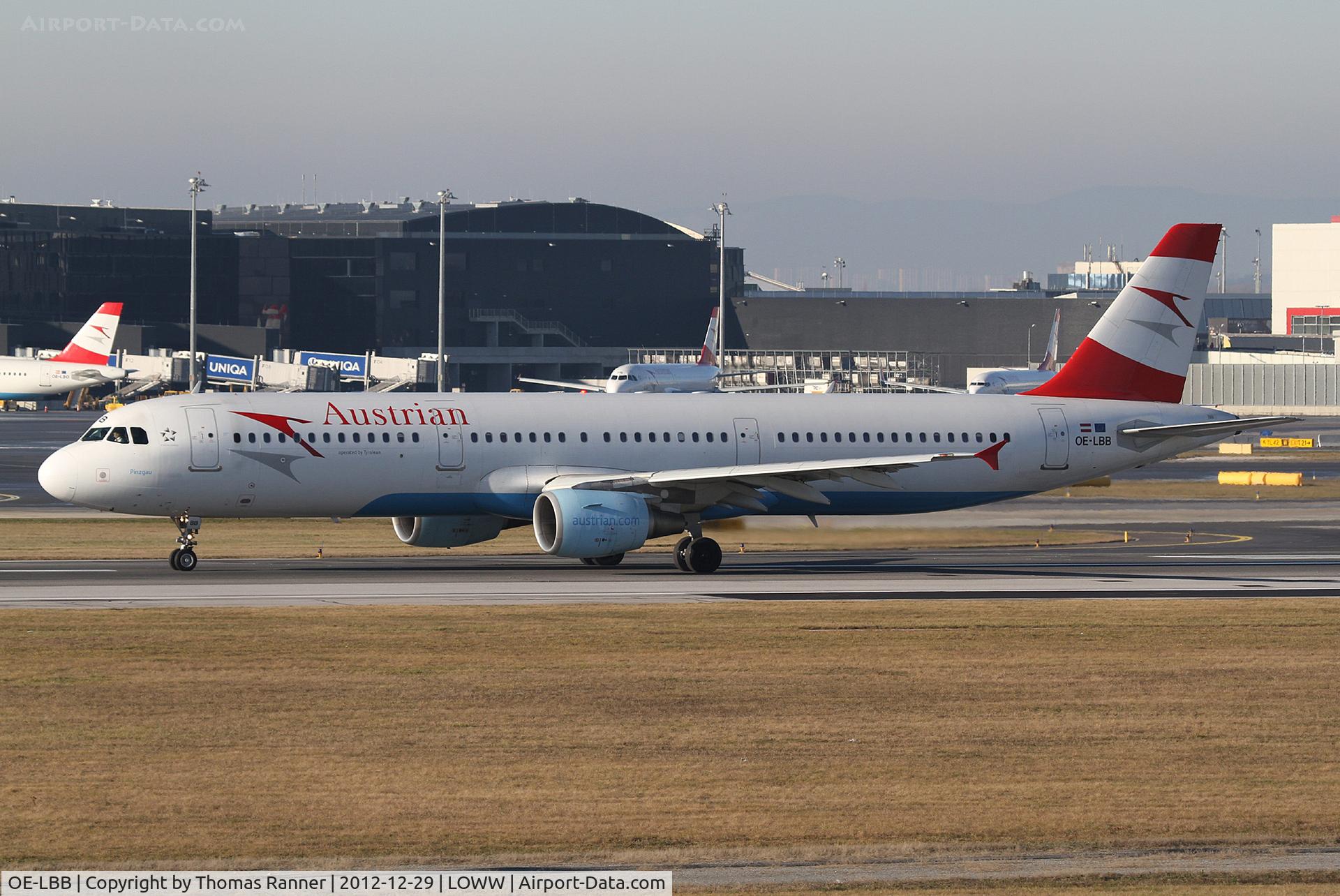 OE-LBB, 1995 Airbus A321-111 C/N 570, Austrian Airlines Airbus A321