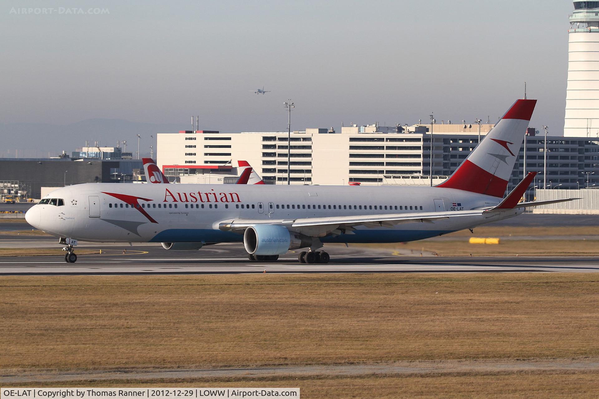 OE-LAT, 1991 Boeing 767-31A C/N 25273, Austrian Airlines Boeing 767