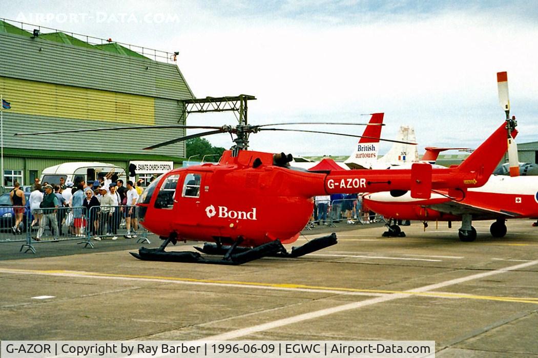 G-AZOR, 1971 MBB Bo-105DB C/N S.20, Bolkow Bo.105DB [S-20] (Bond Helicopters) RAF Cosford~G 09/06/1996