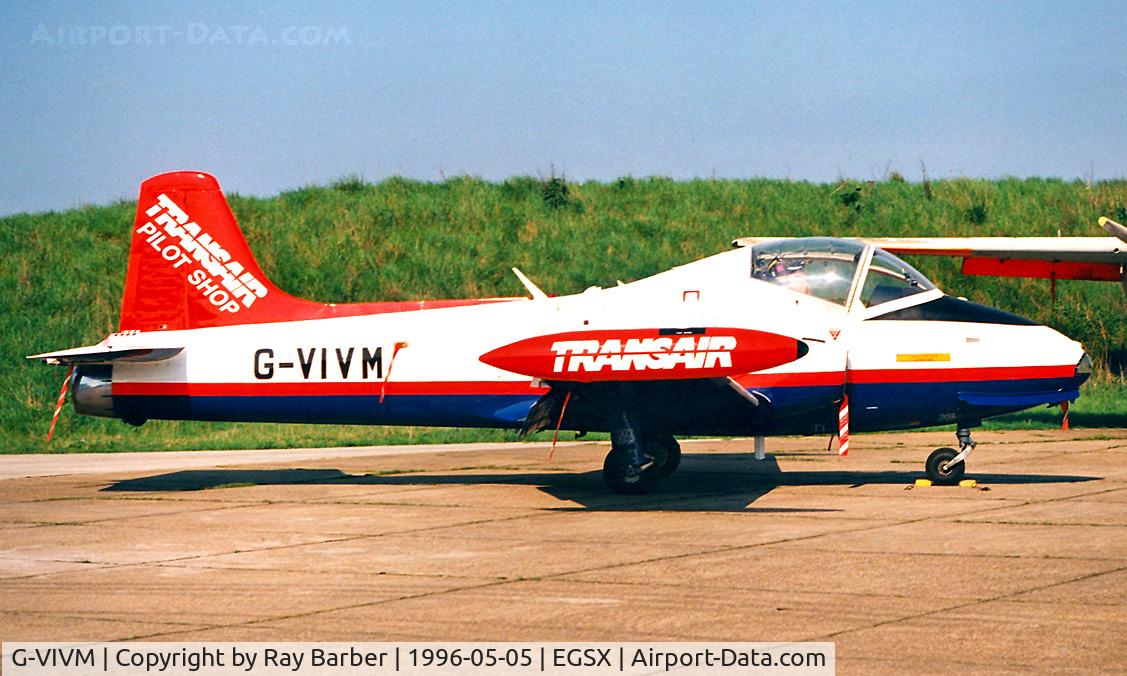 G-VIVM, 1964 BAC 84 Jet Provost T.5P C/N PAC/W/23907, BAC Jet Provost T.5P [PAC/W/23907] North Weald~G 05/05/1996