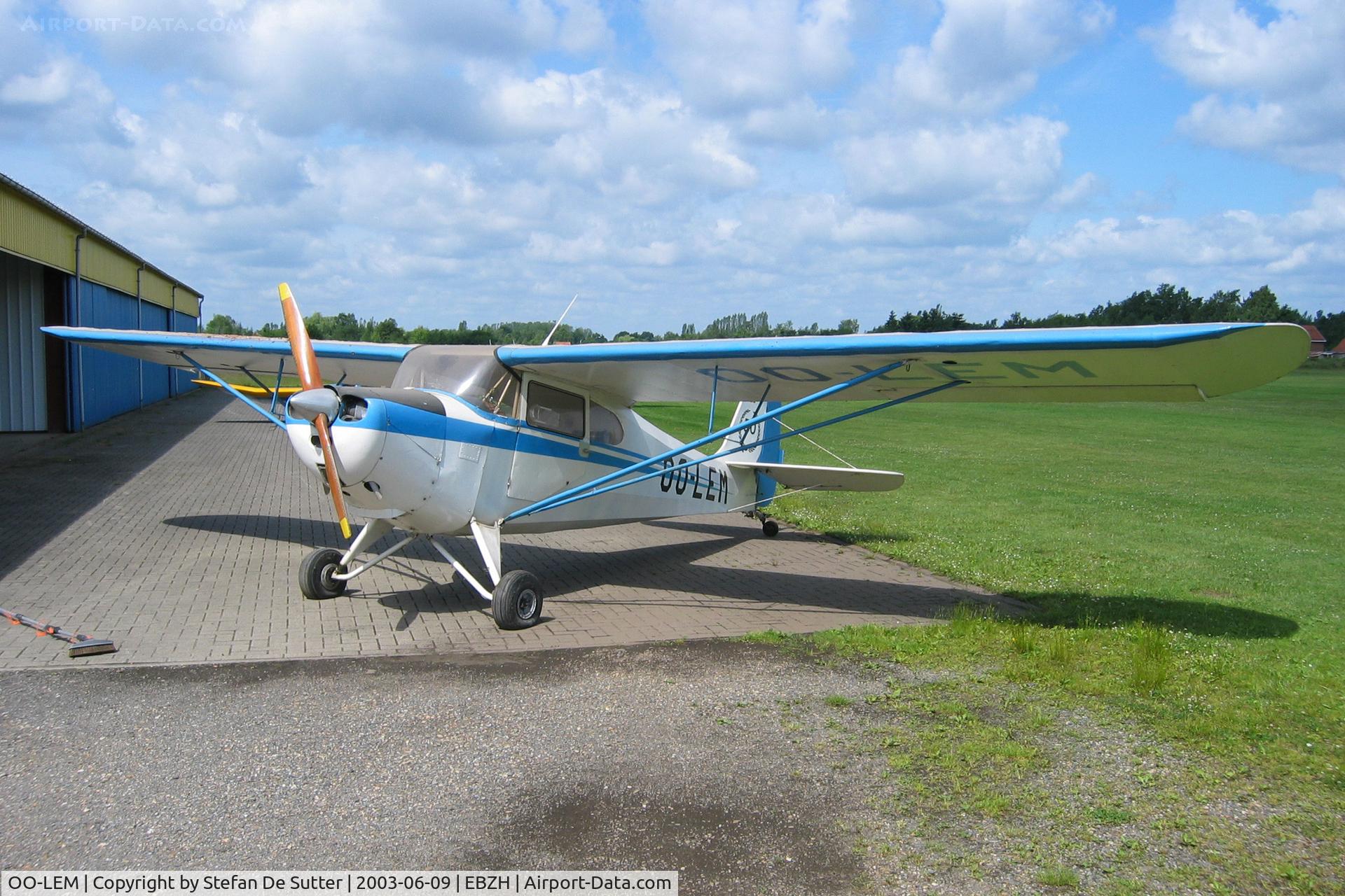 OO-LEM, 1947 Aeronca 11AC Chief Chief C/N 11AC-1607, Stored at EBZH.