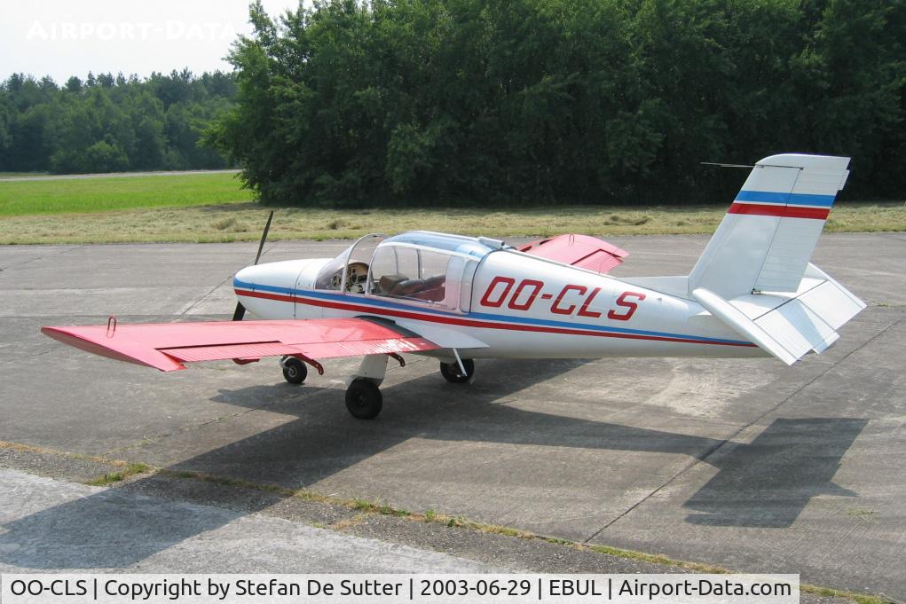 OO-CLS, 1968 Socata MS-880B Rallye Club C/N 1194, Parked at Aeroclub Brugge.