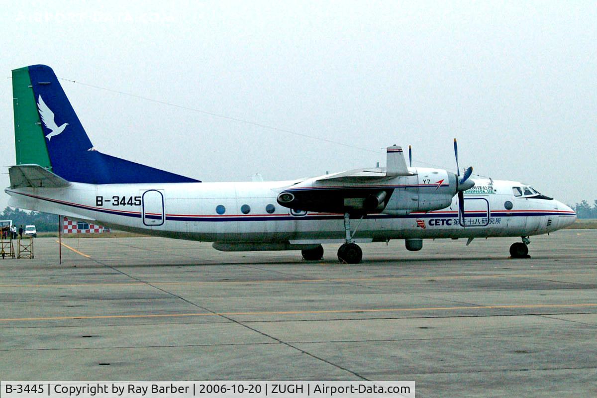B-3445, 1990 Yunshuji Y7-100C C/N 09705, Xian Yunshuji Y-7-100C [09705] (CETC) Guanghan~B 20/10/2006