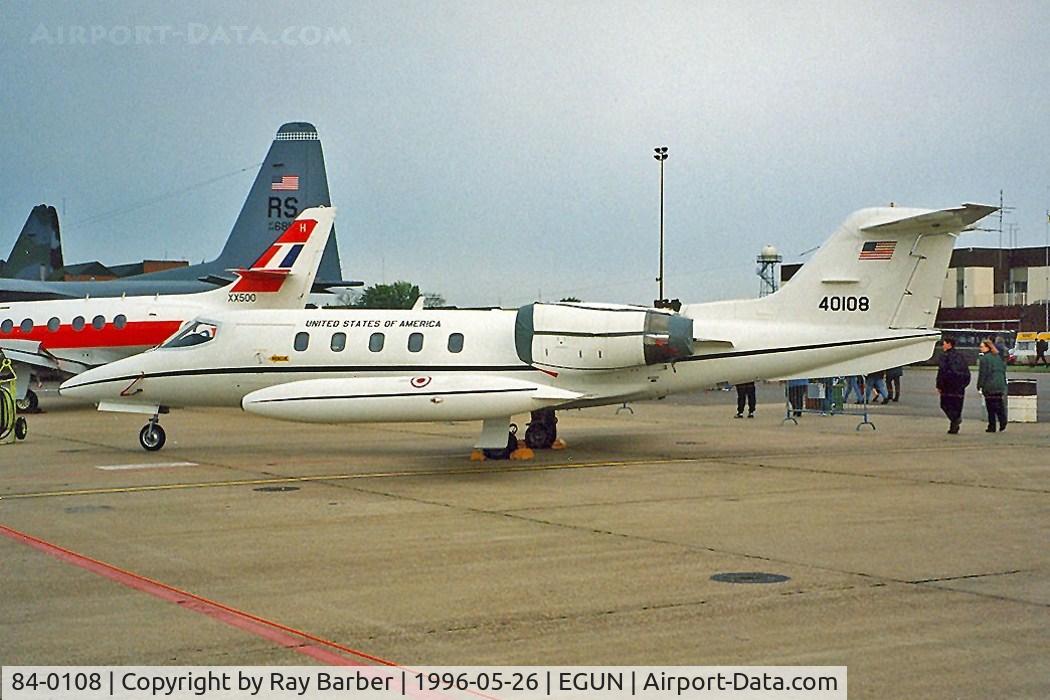 84-0108, 1984 Gates Learjet C-21A C/N 35A-554, Learjet C-21A [35A-554] (USAF) RAF Mildenhall~G 26/05/1996. Now stored at AMARG.