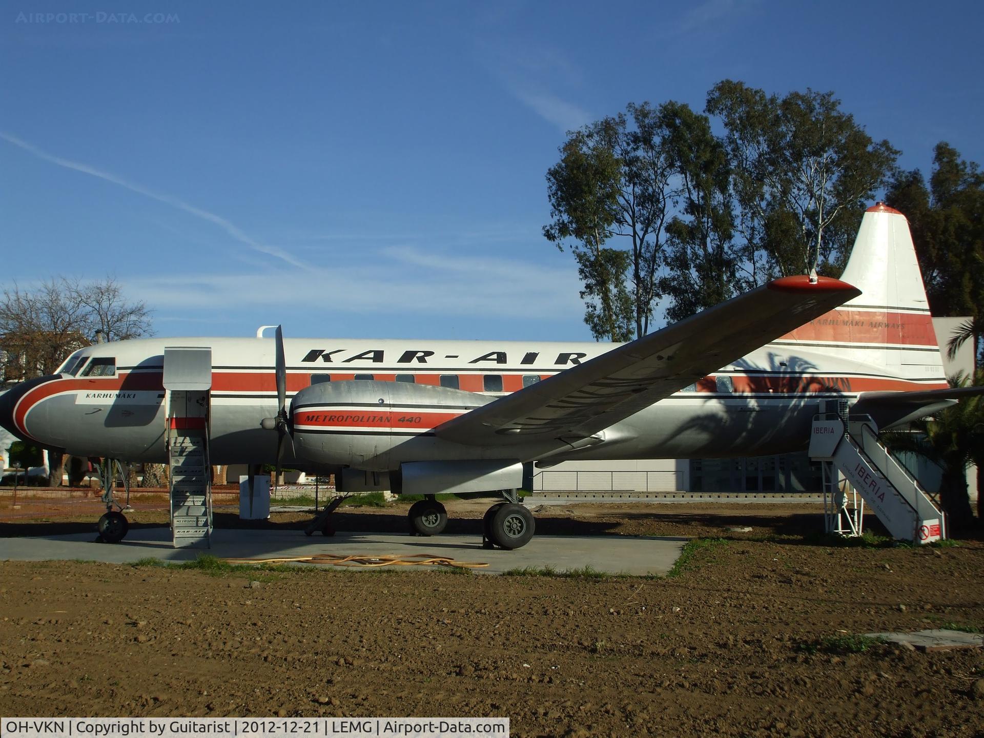 OH-VKN, 1958 Convair 440 Metropolitan C/N 497, Another lovely old aeroplane at the Malaga airport aviation museum
