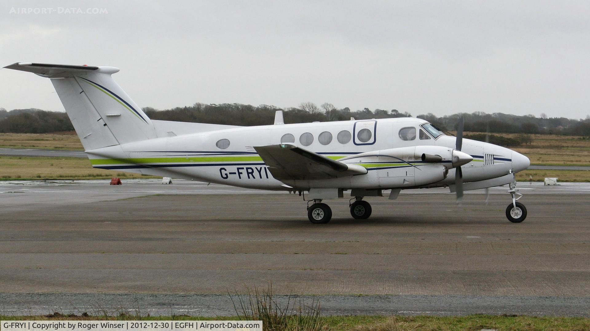 G-FRYI, 1976 Beech 200 Super King Air C/N BB-210, Brief visit by Super King Air of London Executive Aviation Ltd.