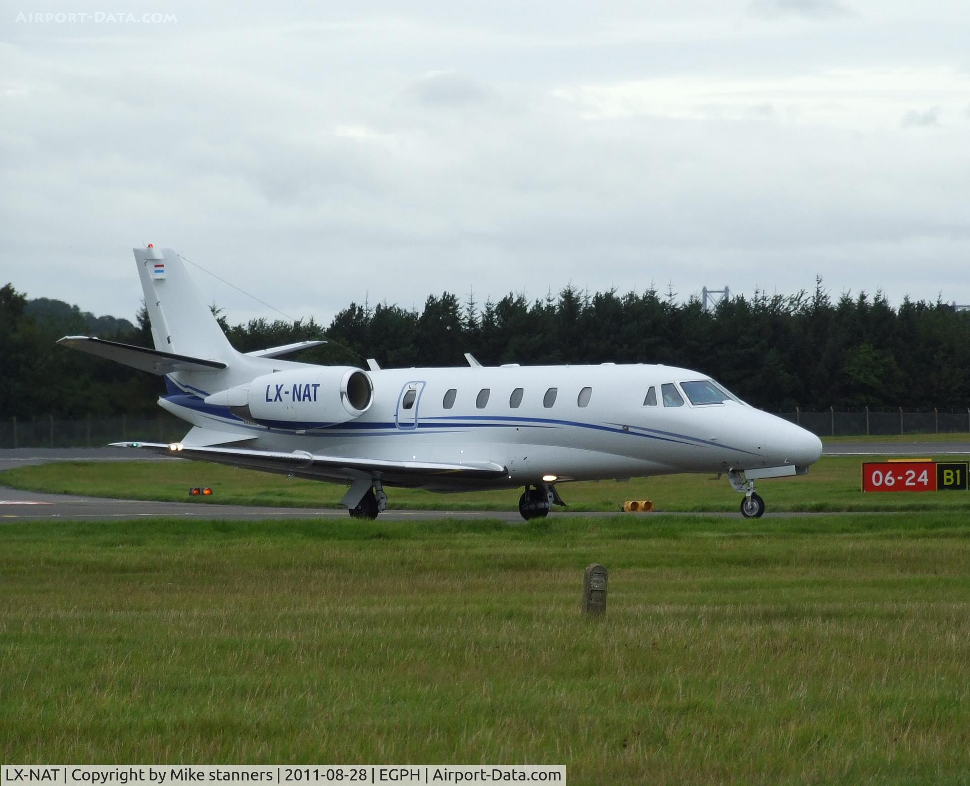 LX-NAT, 2005 Cessna 560XL Citation  XLS C/N 560-5564, Luxavaition,Citation XLS Arrives at EDI