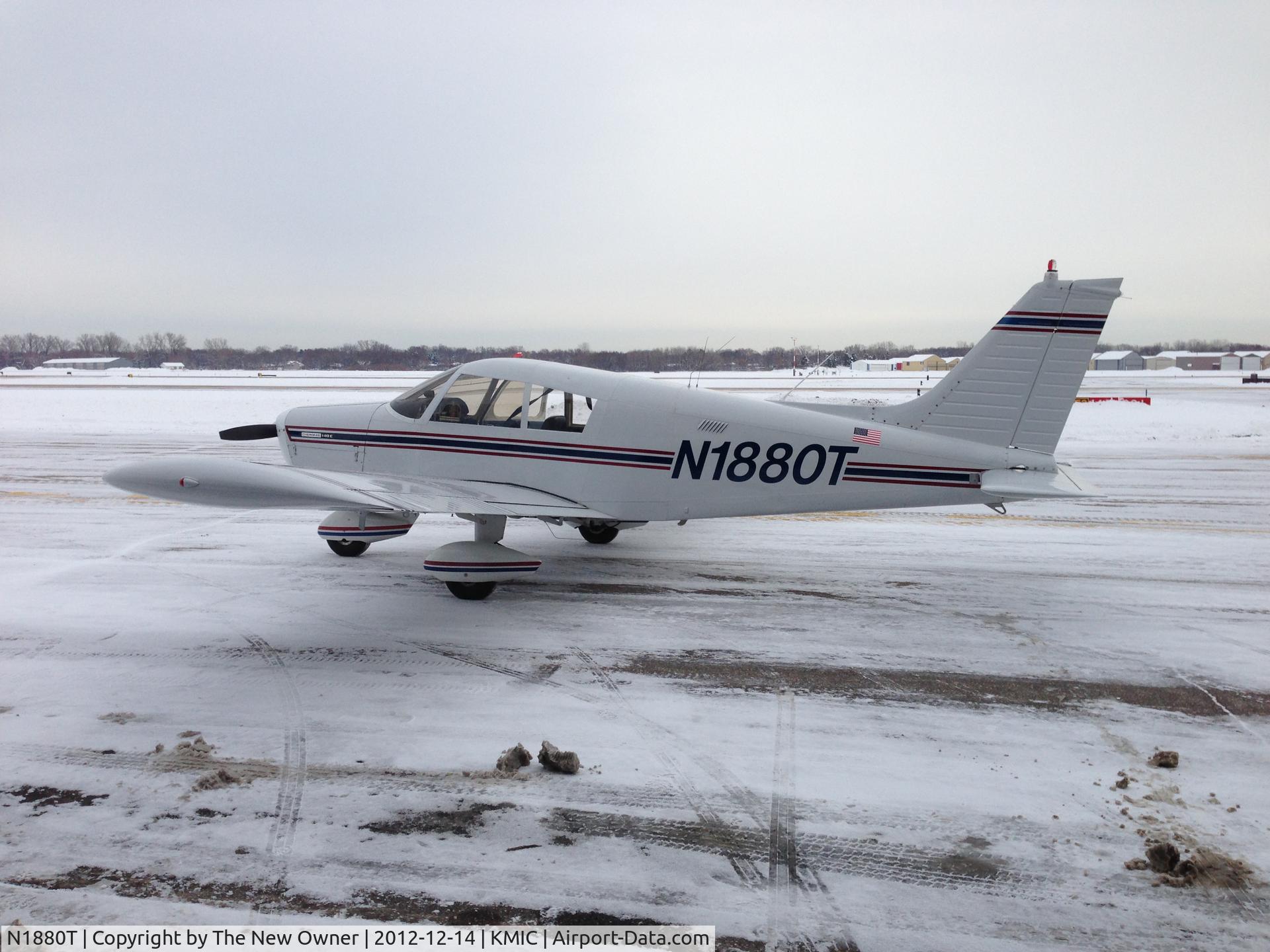 N1880T, 1971 Piper PA-28-140 Cherokee C/N 28-7225034, Picture taken at 1880T's new home.