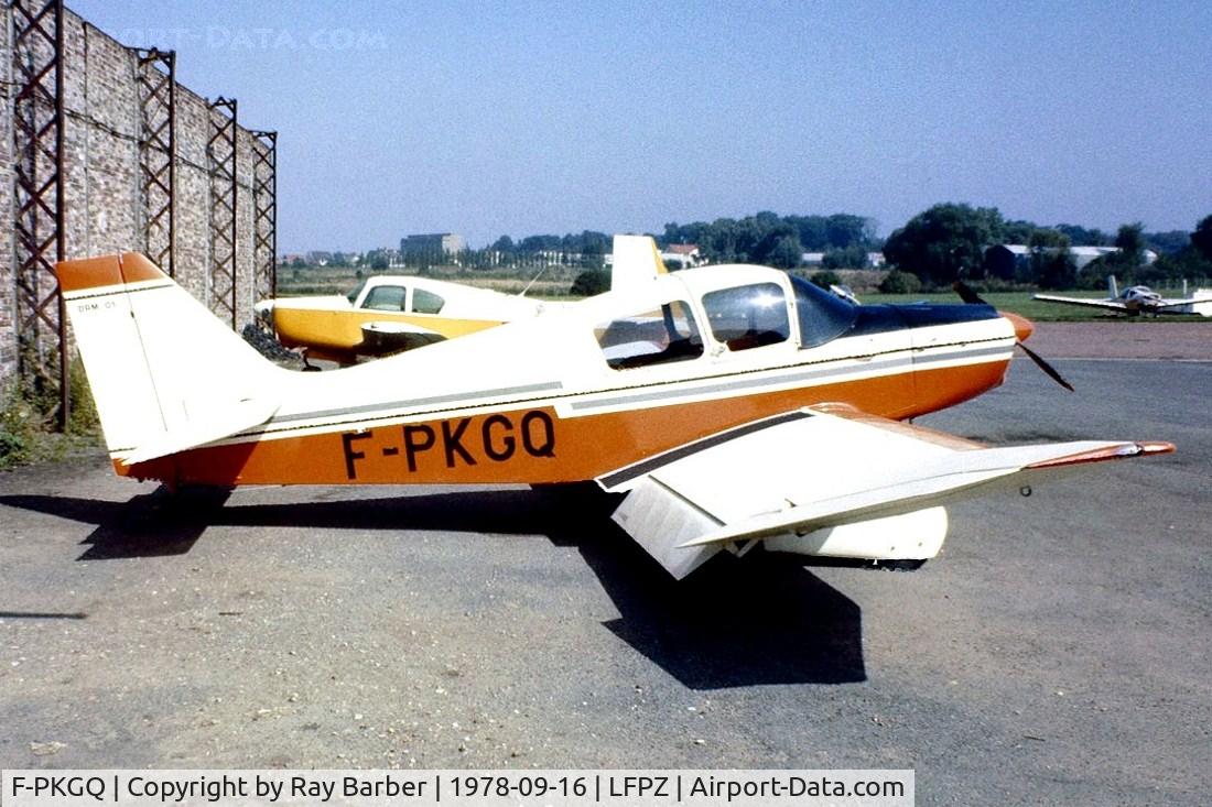 F-PKGQ, SAN Jodel DRM C/N 01, SAN Jodel DRM [239] St. Cyr-L Ecole~F 16/09/78. Image taken from a slide.