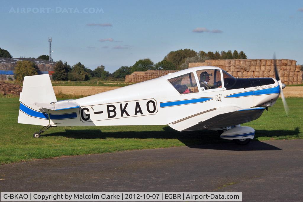G-BKAO, 1955 Jodel D-112 Club C/N 249, Jodel D-112 Club. Hibernation Fly-In, The Real Aeroplane Club, Breighton Airfield, October 2012.