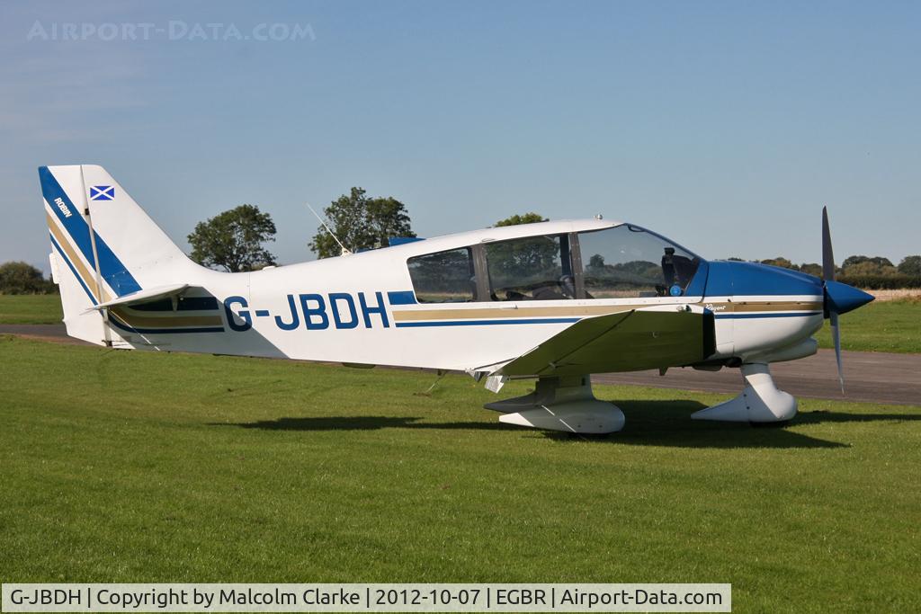G-JBDH, 1989 Robin DR-400-180 Regent Regent C/N 1901, Robin DR-400-180 Regent. Hibernation Fly-In, The Real Aeroplane Club, Breighton Airfield, October 2012.