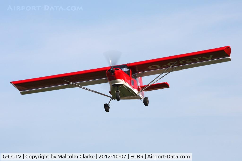 G-CGTV, 2011 ICP MXP-740 Savannah VG Jabiru(1) C/N BMAA/HB/609, Savannah VG Jabiru(1). Hibernation Fly-In, The Real Aeroplane Club, Breighton Airfield, October 2012.