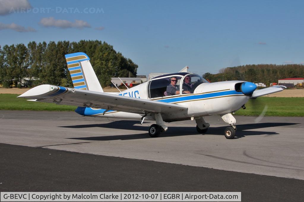 G-BEVC, 1977 Socata Rallye 150ST C/N 2861, Socata Rallye 150ST. Hibernation Fly-In, The Real Aeroplane Club, Breighton Airfield, October 2012.